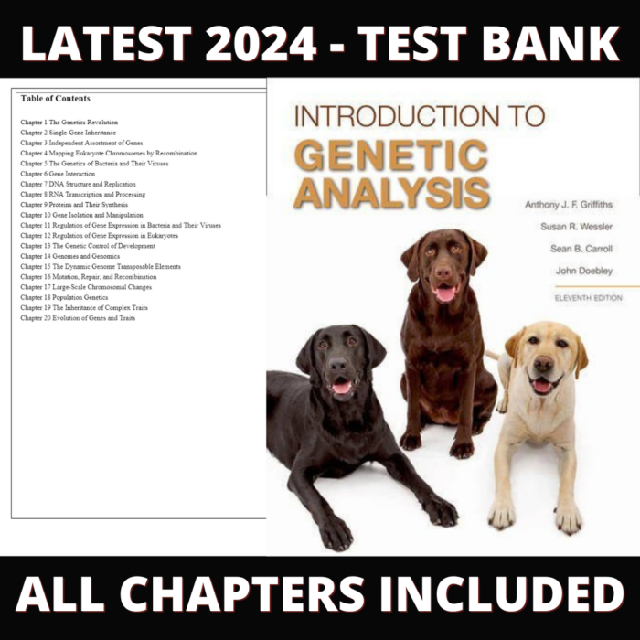 Test Bank – Introduction to Genetic Analysis, 11th Edition (Griffiths, 2015) Chapter 1-20