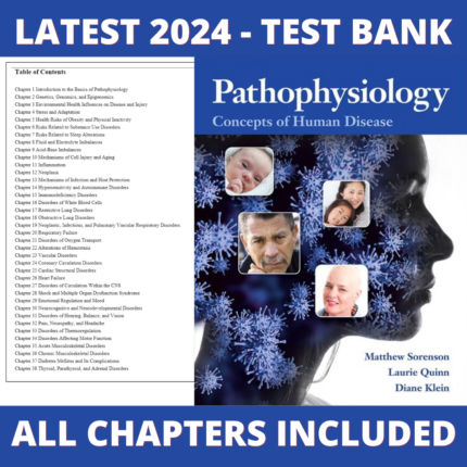 Test Bank – Pathophysiology-Concepts of Human Disease, 1st Edition (Sorenson, 2019), Chapter 1-53