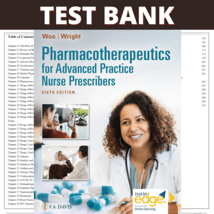 Test Bank – Pharmacotherapeutics for Advanced Practice Nurse Prescribers, 6th Edition (Woo, 2024), Chapter 1-57