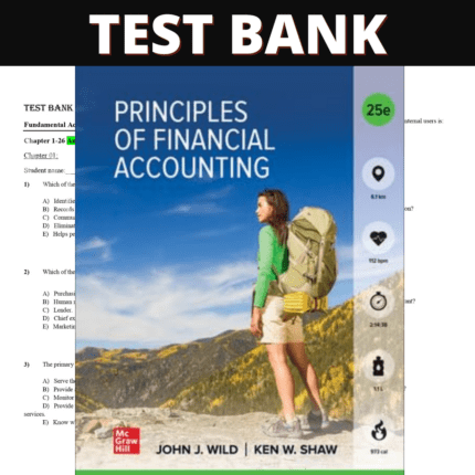 Test Bank for Fundamental Accounting Principles 25th Edition (Wild, 2021)