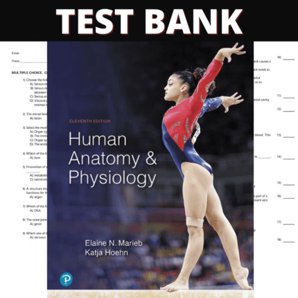 Test Bank for Human Anatomy & Physiology 11th Edition (Marieb, 2019)