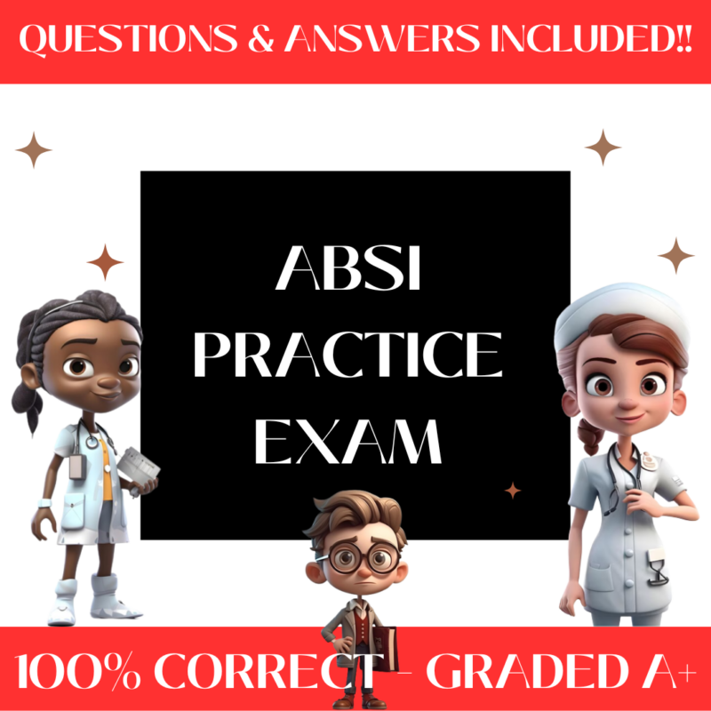 ABSI Practice Exam Certified Study Guide