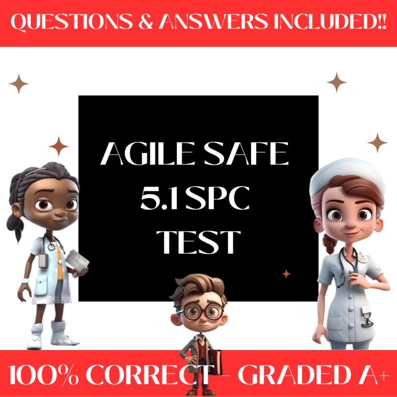 Agile Safe 5.1 SPC Test Exam Certified Study Guide