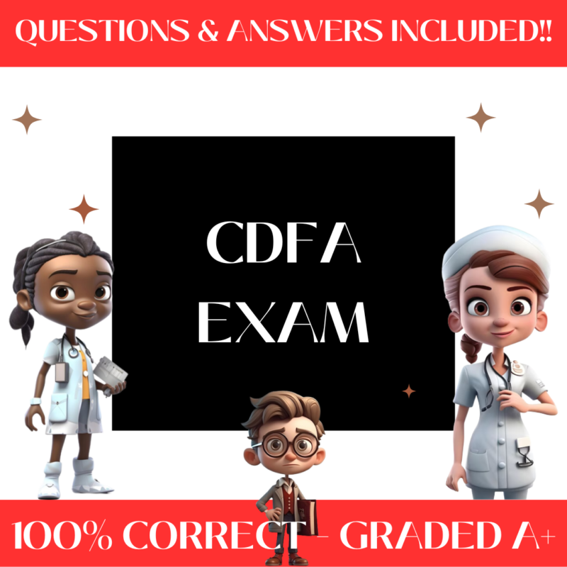 CDFA Exam Certified Study Guide