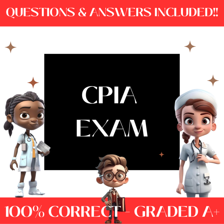 CPIA EXAM, PRACTICE EXAM AND STUDY GUIDE (500+ Questions) | Certified Study Guide