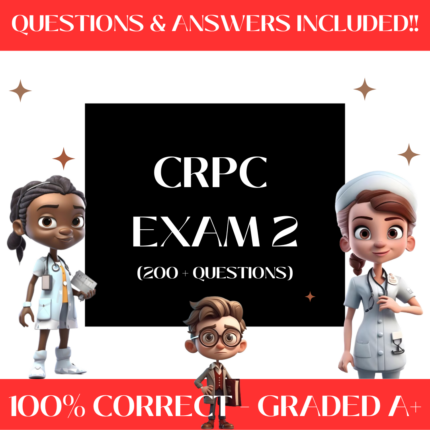 CRPC Exam 2 (200+ Questions) Certified Study Guide