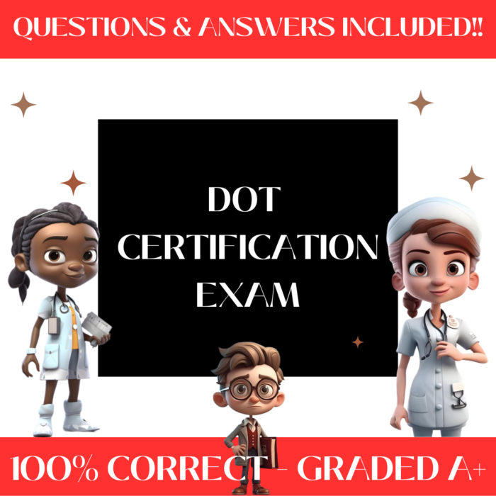 DOT Certification Exam