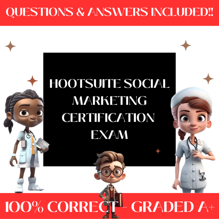 Hootsuite Social Marketing Certification Exam