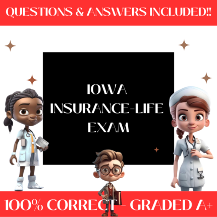 IOWA Insurance-life Exam