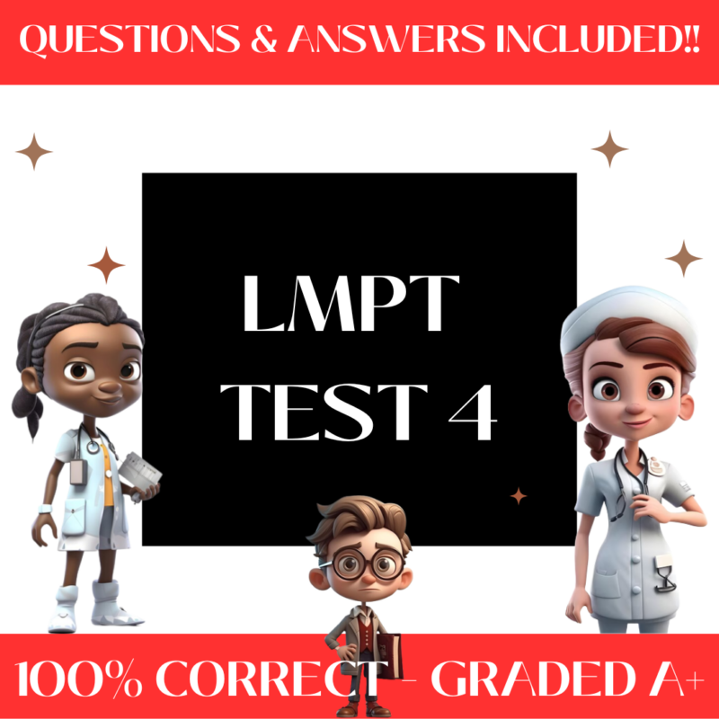 LMPT Test 4 Exam