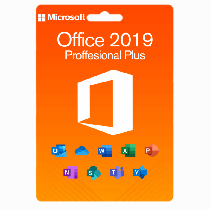 Microsoft Office Professional Plus 2019 Lifetime License Windows Product key MS