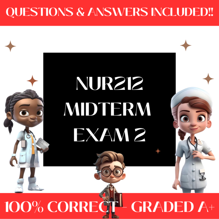 NUR212 Midterm Exam 2