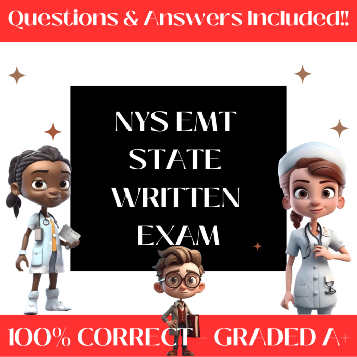 NYS EMT State Written Exam