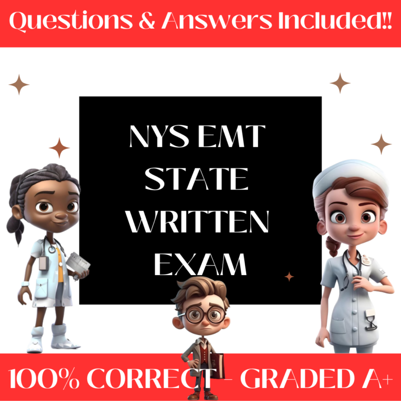 NYS EMT State Written Exam