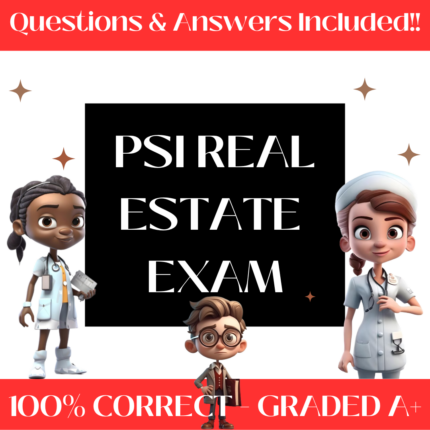 PSI Real Estate Exam