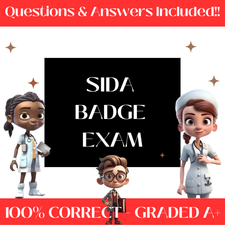 SIDA Badge Exam