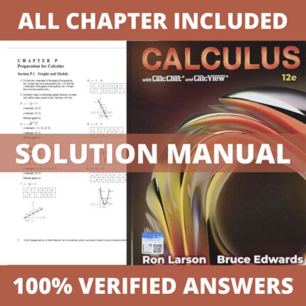 Solution Manual for Calculus 12th Edition (Larson, 2020)