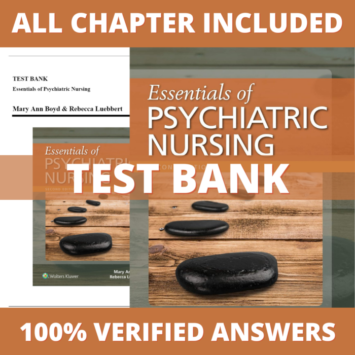 Test Bank for Essentials of Psychiatric Nursing, 2nd Edition (Boyd, 2020)