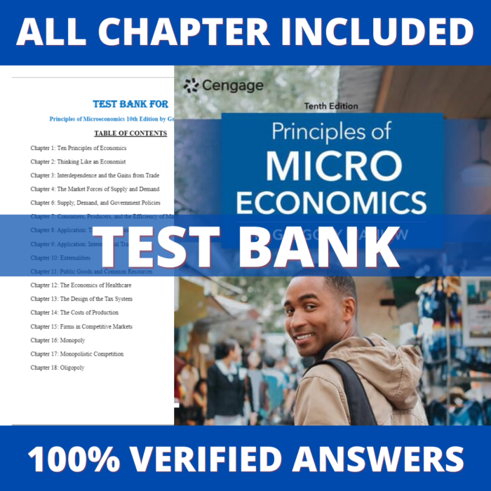 Test Bank for Principles of Microeconomics 10th Edition (Mankiw, 2023)