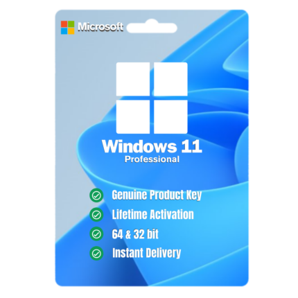 Windows 11 Professional Online Activation Lifetime License Product key Pro