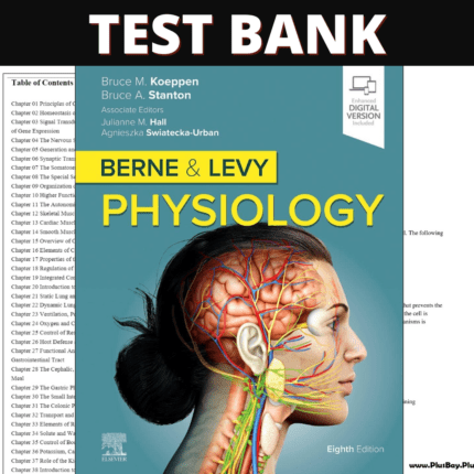 Test Bank for Berne and Levy Physiology, 8th Edition (Koeppen, 2024)