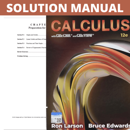 Solution Manual - Calculus 12th Edition (Larson, 2020)3