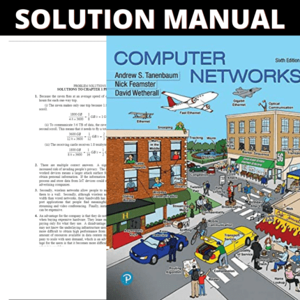 Solution Manual - Computer Networks 6th Edition (Tanenbaum, 2020)