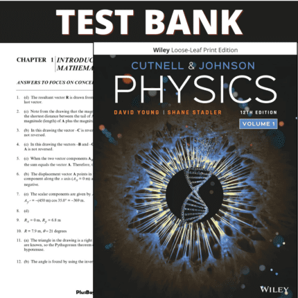 Solution Manual - Physics 12th Edition (Cutnell, 2022)