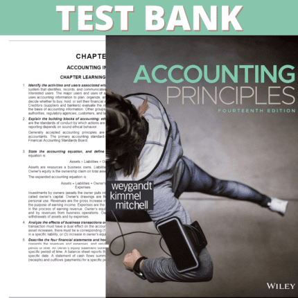 Test Bank for Accounting Principles 14th Edition (Weygandty, 2020)