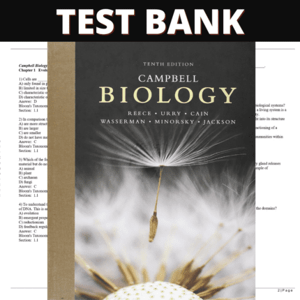 Test Bank for Campbell Biology, 10th Edition (Reece, 2019)4