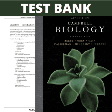 Test Bank for Campbell Biology, 9th Edition (Reece, 2012)