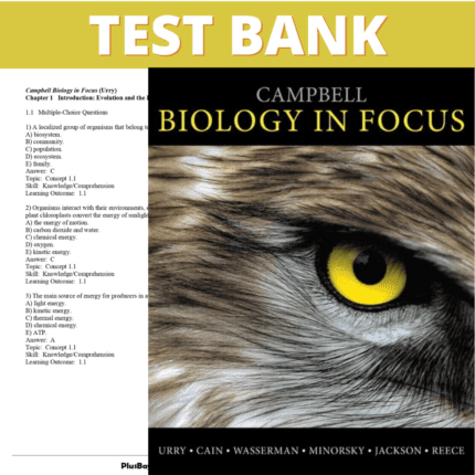 Test Bank for Campbell Biology in Focus, 1st Edition (Urry, 2014)