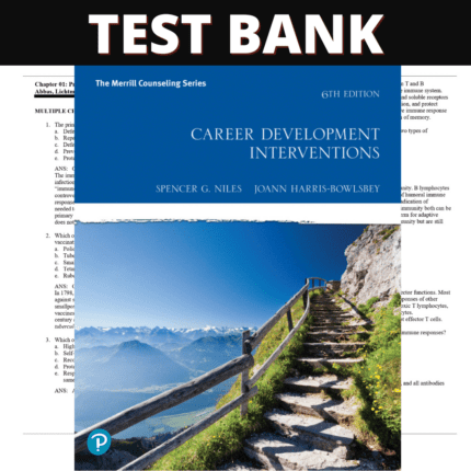 Test Bank Career Development Interventions, 6th Edition (Niles, 2021)